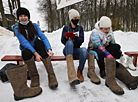 Race in felt boots in Lepel