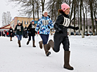 Race in felt boots in Lepel