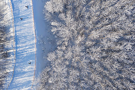 Logoisk ski resort near Minsk