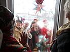 Christmas caroling in Mogilev District