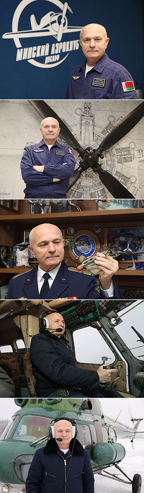 Nikolai Mochansky, Head of DOSAAF Air Club in Minsk