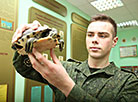 Maksim Kopat, a student of the Military Department at Yanka Kupala Grodno State University