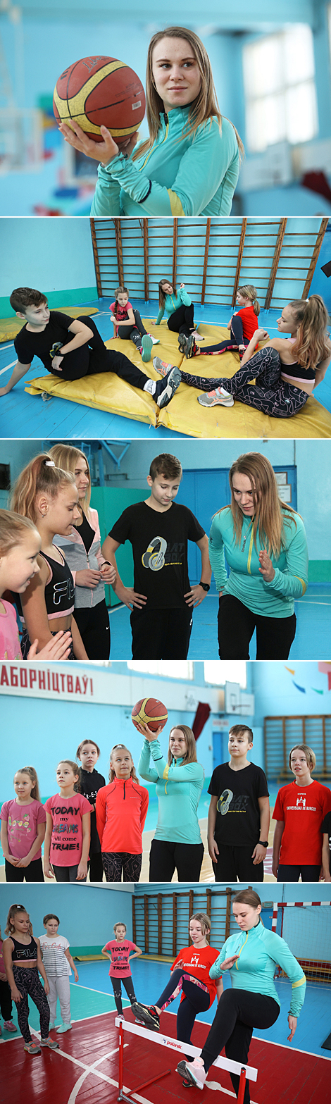 Aleksandra Urbanovich, a coach at Lida Children’s and Youth Olympic School No.2