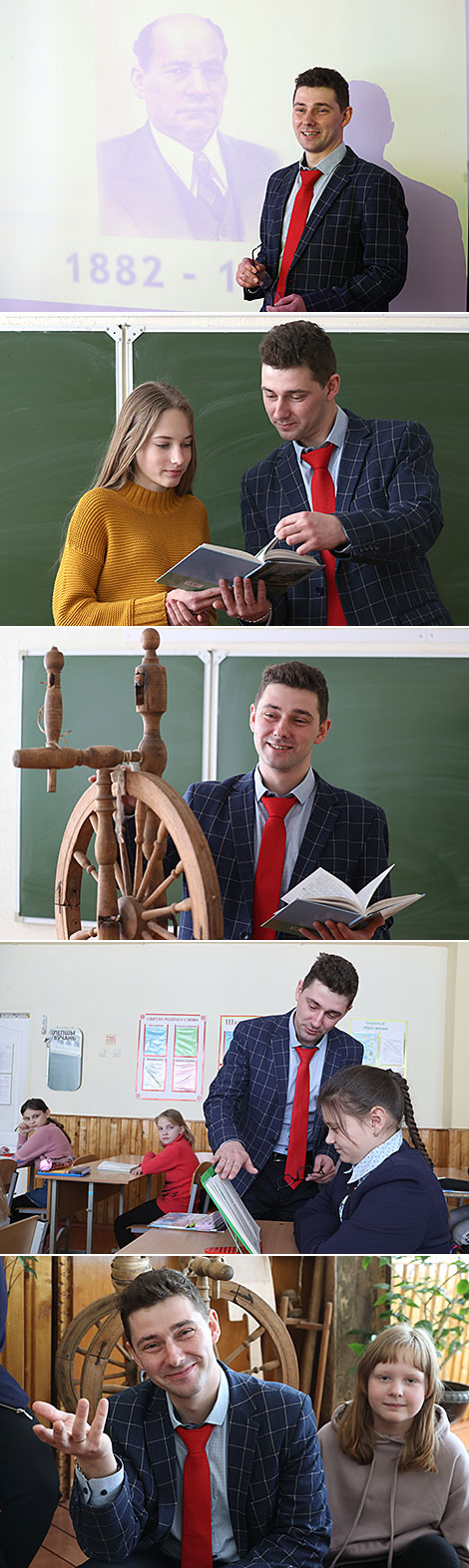 Teacher of Belarusian language and literature from Mezhisetki secondary school of Mogilev District Anton Lobanovsky