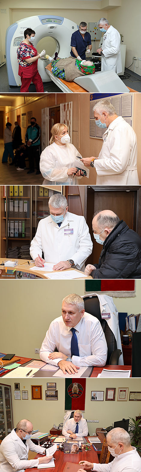 Chief Physician of Gomel Oblast WWII Disabled Veterans Hospital Oleg Ivantsov