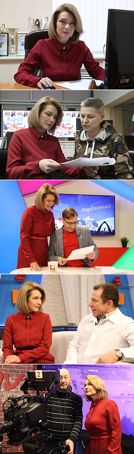 Tatiana Larina, director of the Mogilev TV and Radio Company