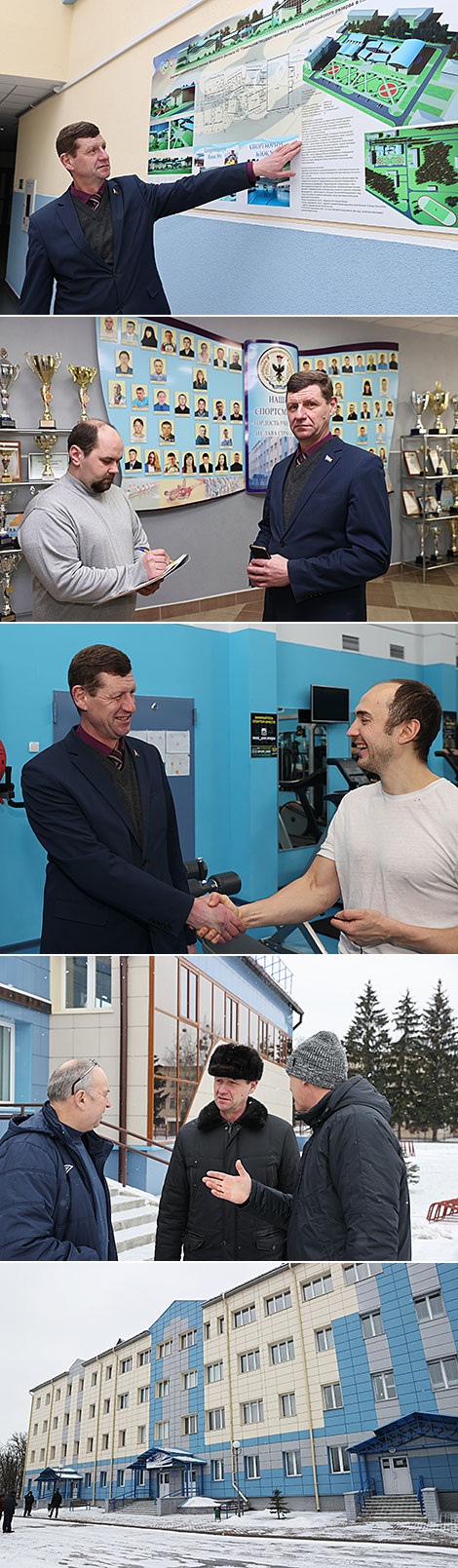 Aleksandr Serkov, head of the Mozyr branch of the Gomel State School of Olympic Reserve