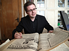 Pavel Saveliev, editor-in-chief of the Vestnik Mogileva city newspaper 