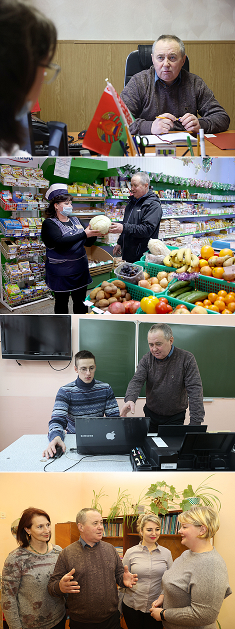 Chairman of the Khodtsy Rural Council of Deputies Aleksandr Gordetsky (Senno District)