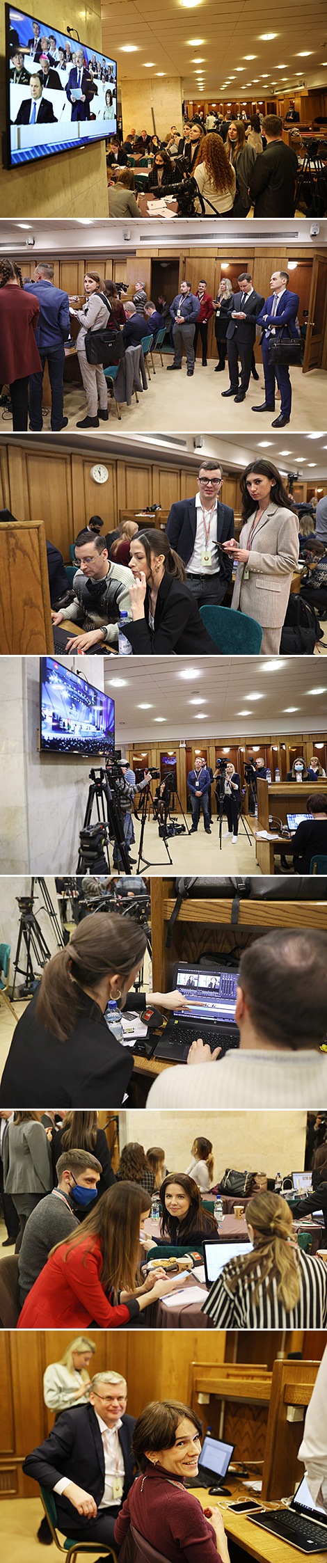 Journalists at Belarusian People's Congress