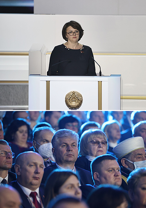 Председатель Белорусского союза женщин, первый заместитель министра здравоохранения Елена Богдан