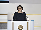 Yelena Bogdan, the head of the Belarusian Women's Union, the first deputy healthcare minister