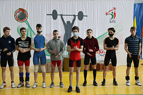 Спаборніцтвы па цяжкай атлетыцы ў Гомелі