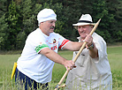Alexander Lukashenko and Gerard Depardieu