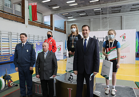 Спаборніцтвы па цяжкай атлетыцы ў Гомелі