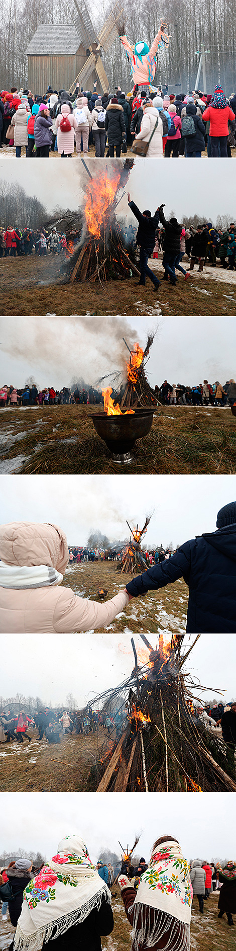 Maslenitsa celebrations in Strochitsy