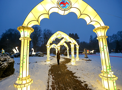 Festival of lanterns at Botanical Garden