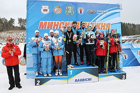 Каманда Прэзідэнта Беларусі перамагла ў эстафеце на 