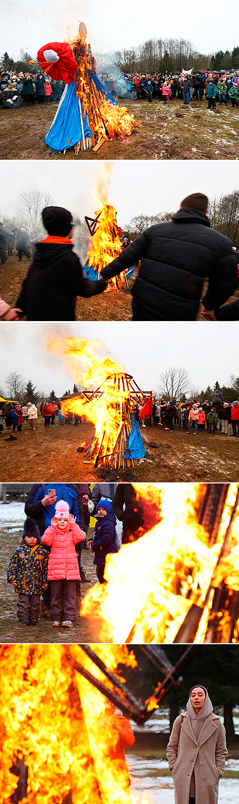 Maslenitsa festival in Dudutki Museum Complex