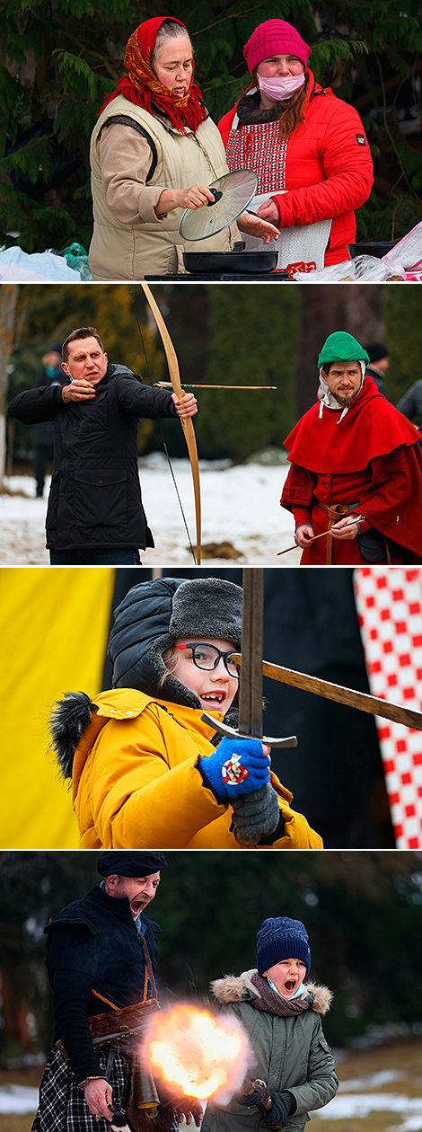 Maslenitsa festival in Dudutki Museum Complex