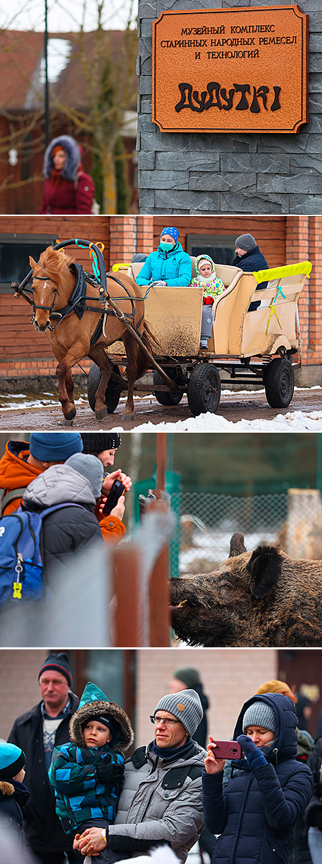 Maslenitsa festival in Dudutki Museum Complex