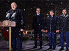白罗斯总统亚历山大·卢卡申科3月21日参加了共和国安魂曲集会—“记忆之灯”纪念哈丁村惨案78周年