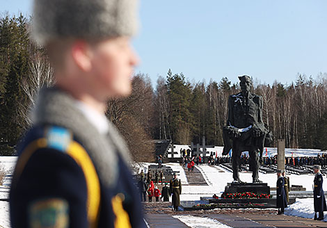 78 лет со дня трагедии в Хатыни: акция памяти в мемориальном комплексе