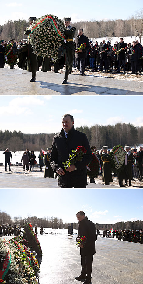 Commemorative event in Khatyn