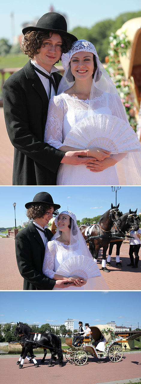 100th anniversary of the wedding of Marc Chagall and Bella Rosenfeld in Vitebsk