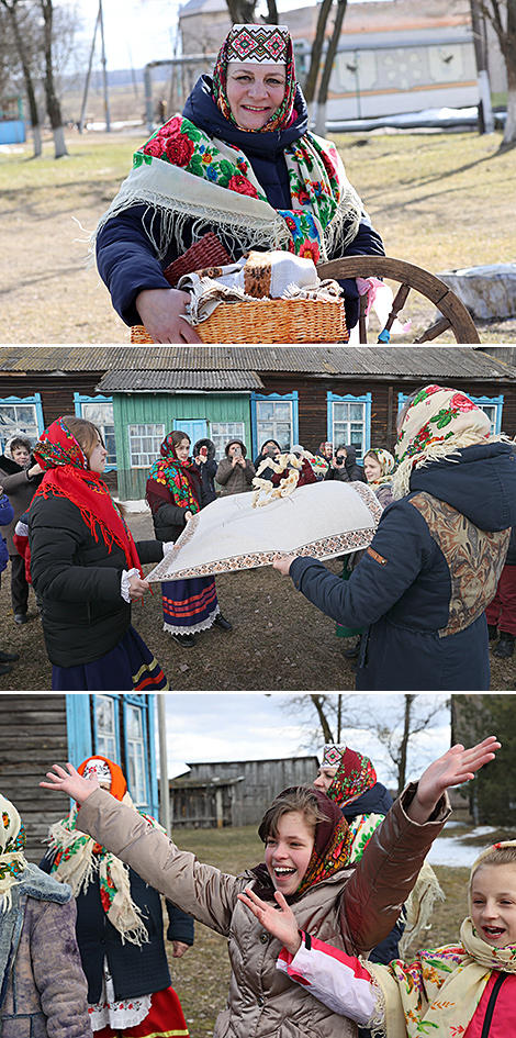 Soroki rite in the agro-town of Valavsk, Yelsk District