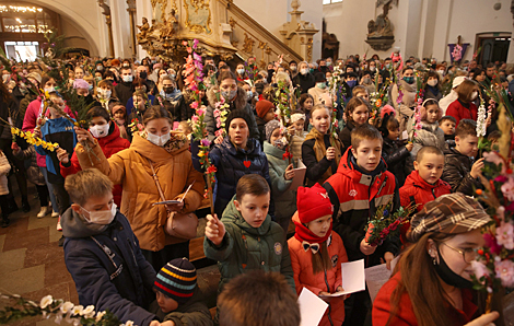 Праздничная месса в гродненском Фарном костеле
