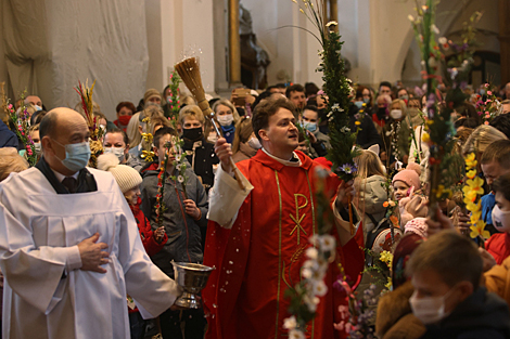 Праздничная месса в гродненском Фарном костеле