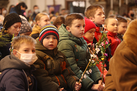 Праздничная месса в гродненском Фарном костеле