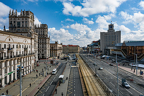 Privokzalnaya Square in Minsk