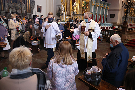 Великая суббота в гродненском Фарном костеле