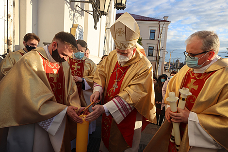 Белорусские католики празднуют Светлое Христово Воскресение