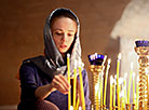 Празднование Вербного воскресенья в Свято-Николаевском гарнизонном храме в Бресте