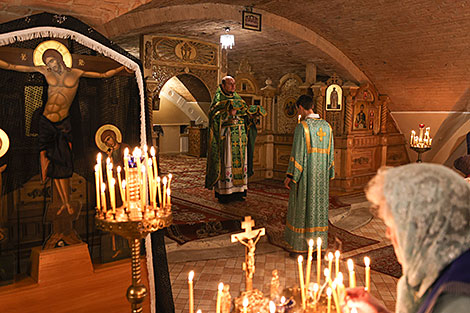 Вербная нядзеля ў Свята-Мікалаеўскім гарнізонным саборы