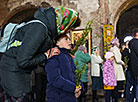 Palm Sunday in St. Nicholas Garrison Church in Brest