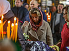 Palm Sunday in St. Nicholas Garrison Church in Brest