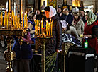 Palm Sunday in St. Nicholas Garrison Church in Brest