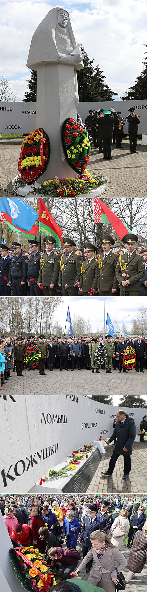 The 35th anniversary of the accident at the Chernobyl nuclear power plant: a commemorative rally in Khoiniki