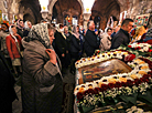 Easter service at St Nicholas Garrison Church in Brest