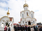 Аляксандр Лукашэнка на Вялікдзень наведаў храм у Тураве