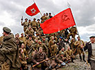 Great Patriotic War battle reenactment at Stalin Line