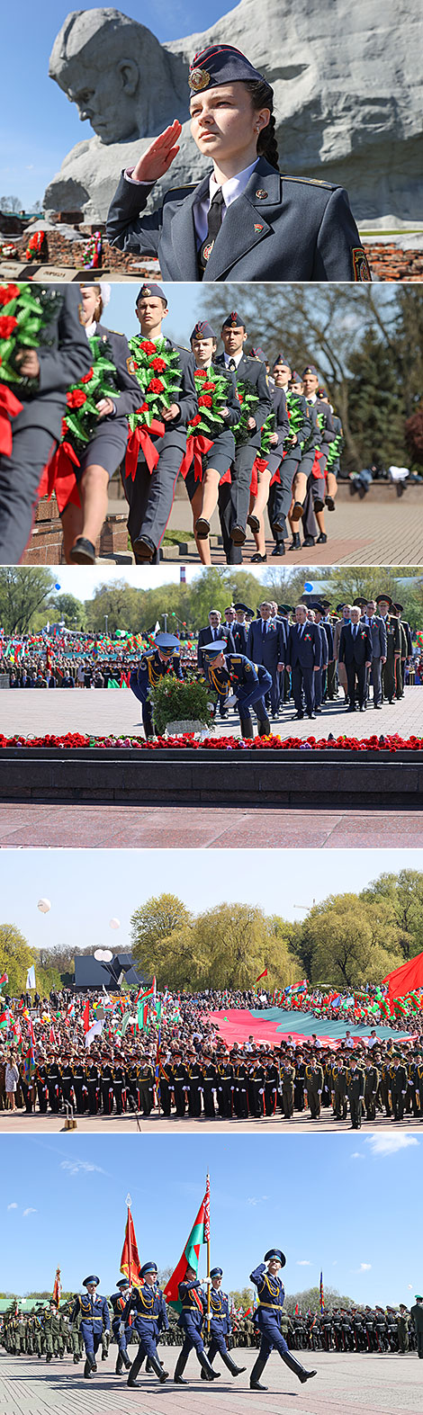 Event in Ceremonials Square in the Brest Fortress