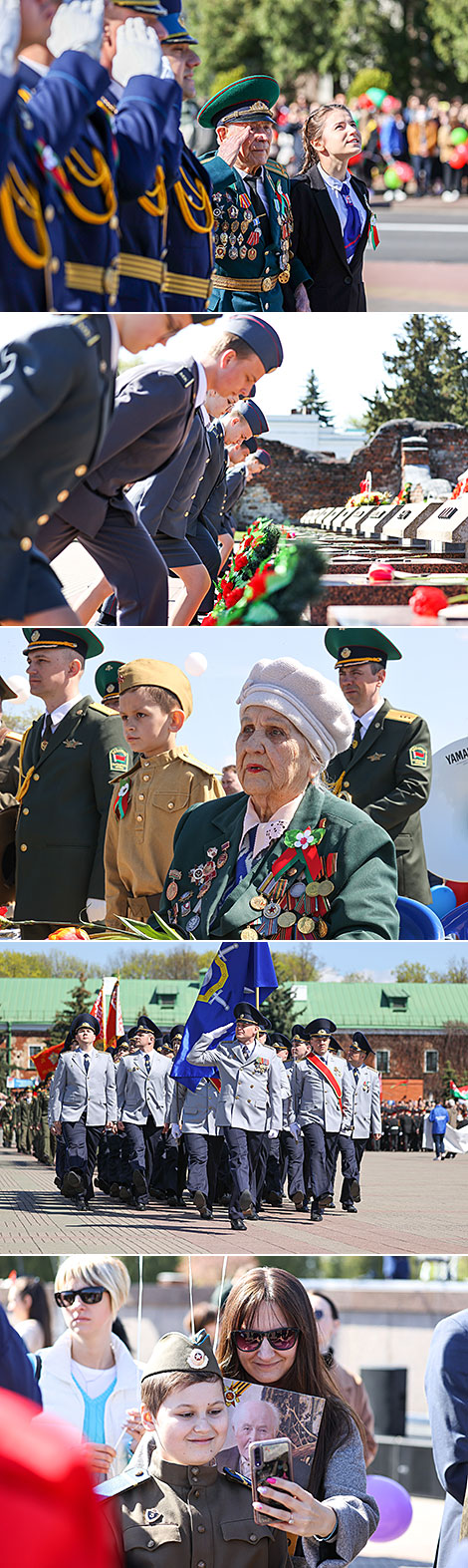 Event in Ceremonials Square in the Brest Fortress