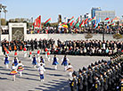 
Solemn ritual to honor state emblem, flag 
