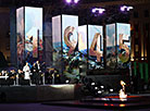 Gala concert in Pobedy Square