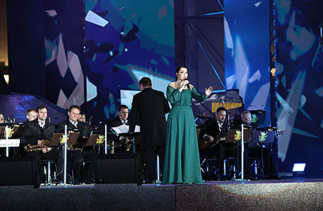 Gala concert in Pobedy Square